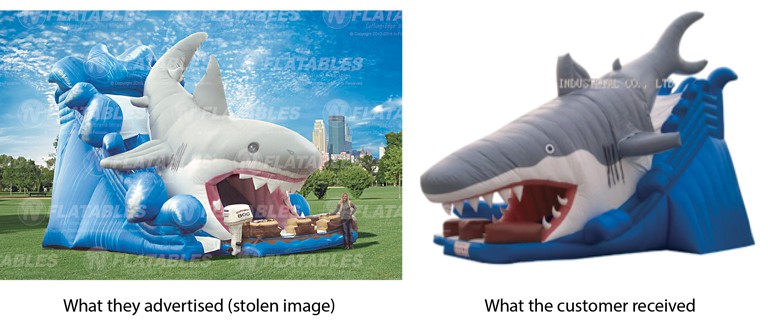 Chinese inflatable shark