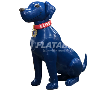 Inflatable Blue Dog Mascot