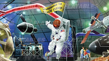 Space Camp™ Removable Art Panel