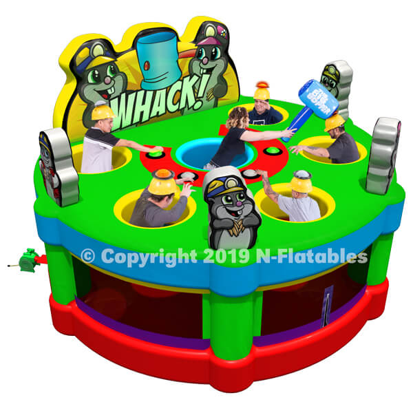 Inflatable Whack a Mole Game with IPS System