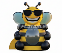 22-foot Inflatable Bumble Bee Bouncer™ on a white background