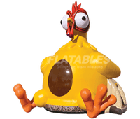24-foot Chicken Inflatable Commercial Bounce House
