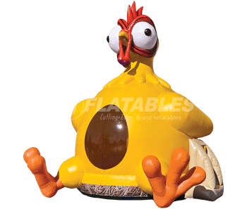 24-foot Chicken Inflatable Commercial Bounce House