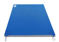 4 by 3 foot blue safety impact mat for commercial inflatables