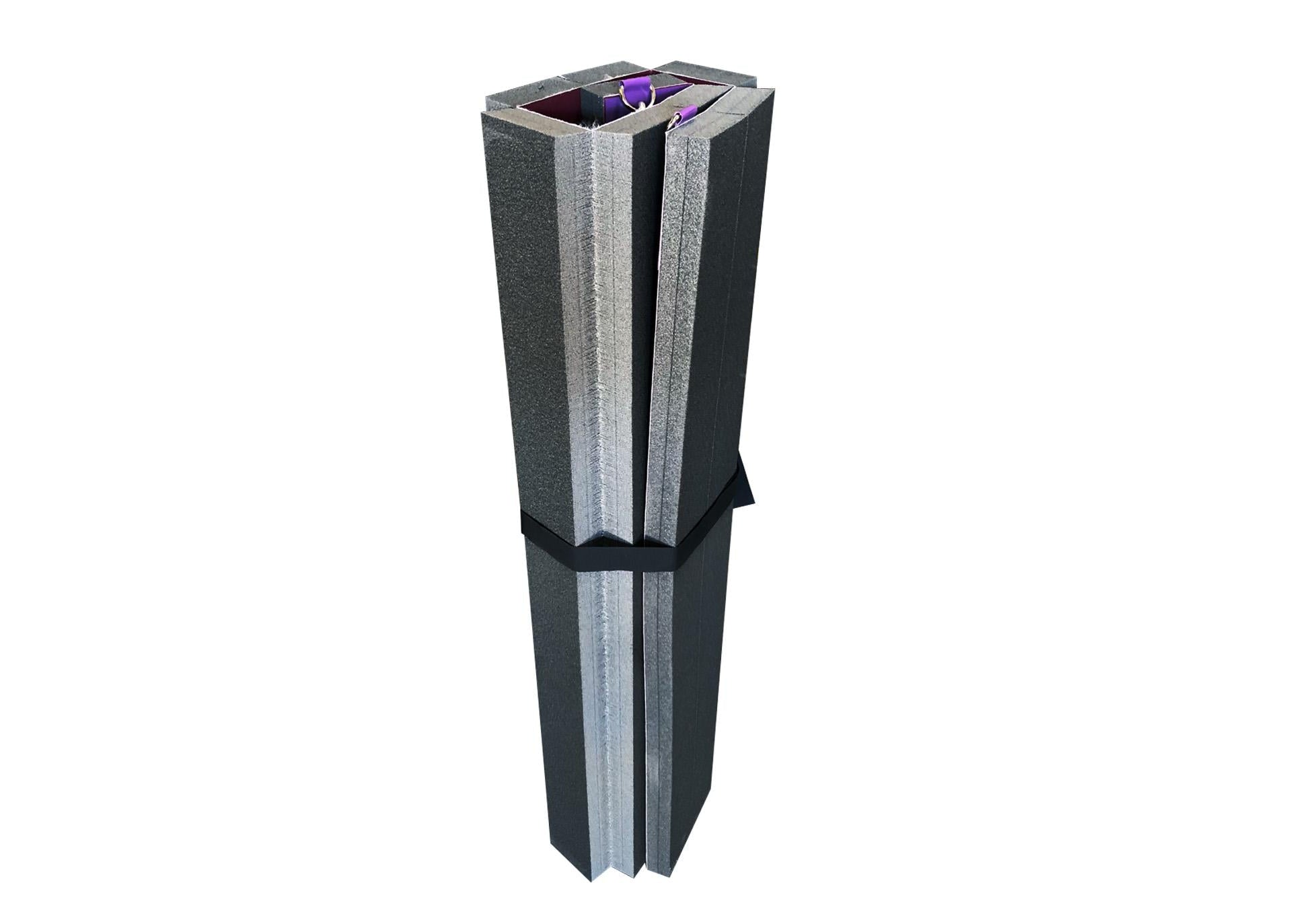 4 by 8 foot rolled upright impact mat for inflatables