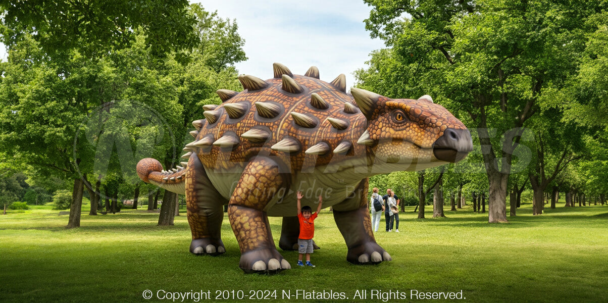 Inflatable Ankylosaurus Dinosaur
