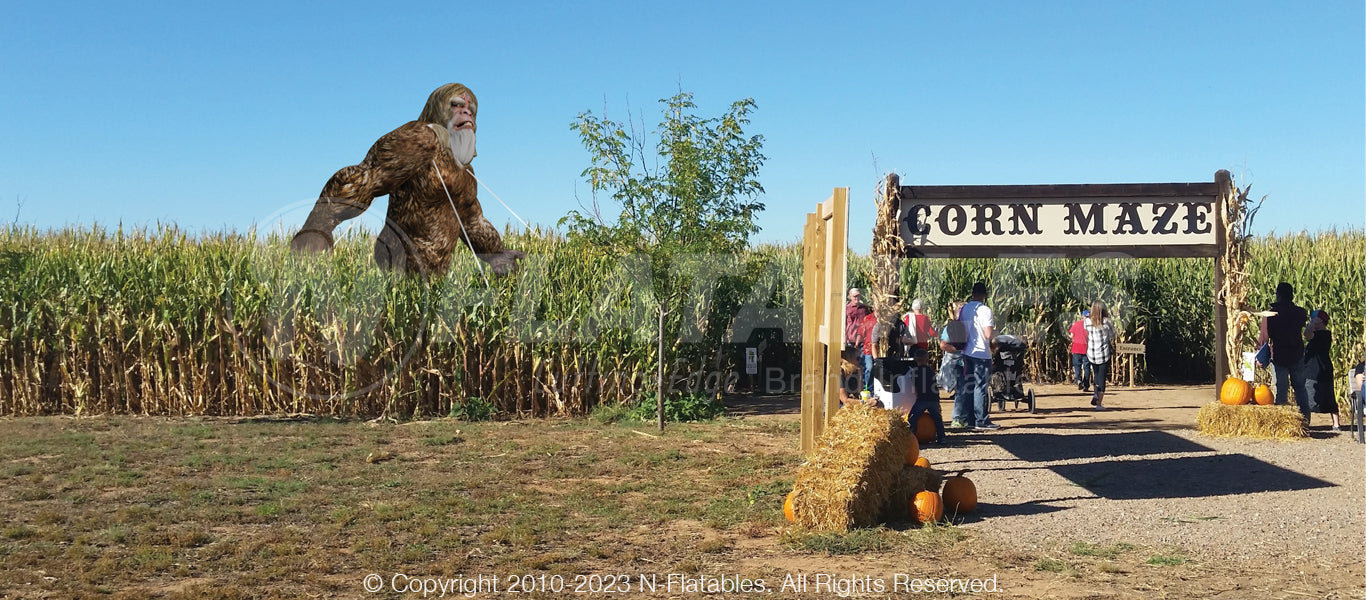 Inflatable 17' Bigfoot Character