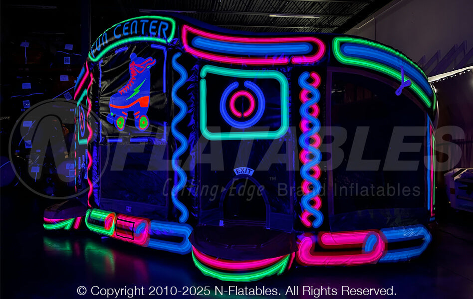 Custom Blacklight Fun Center