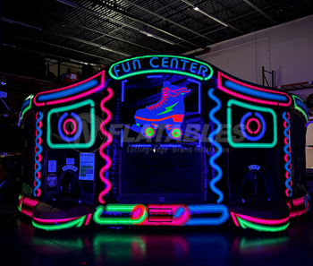 Custom Blacklight Fun Center