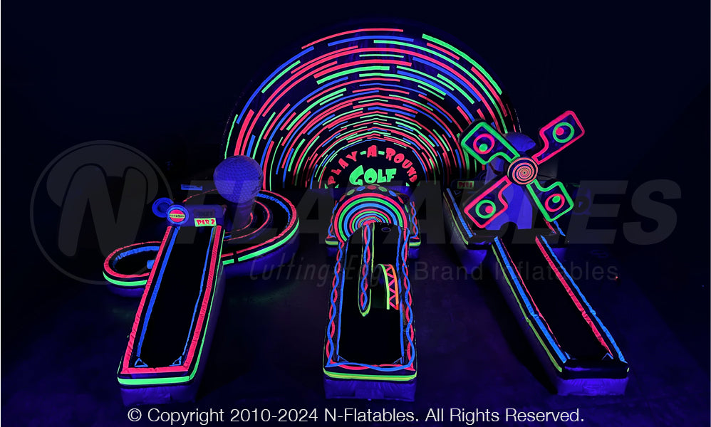 Play-A-Round Golf™ Blacklight 3-Hole