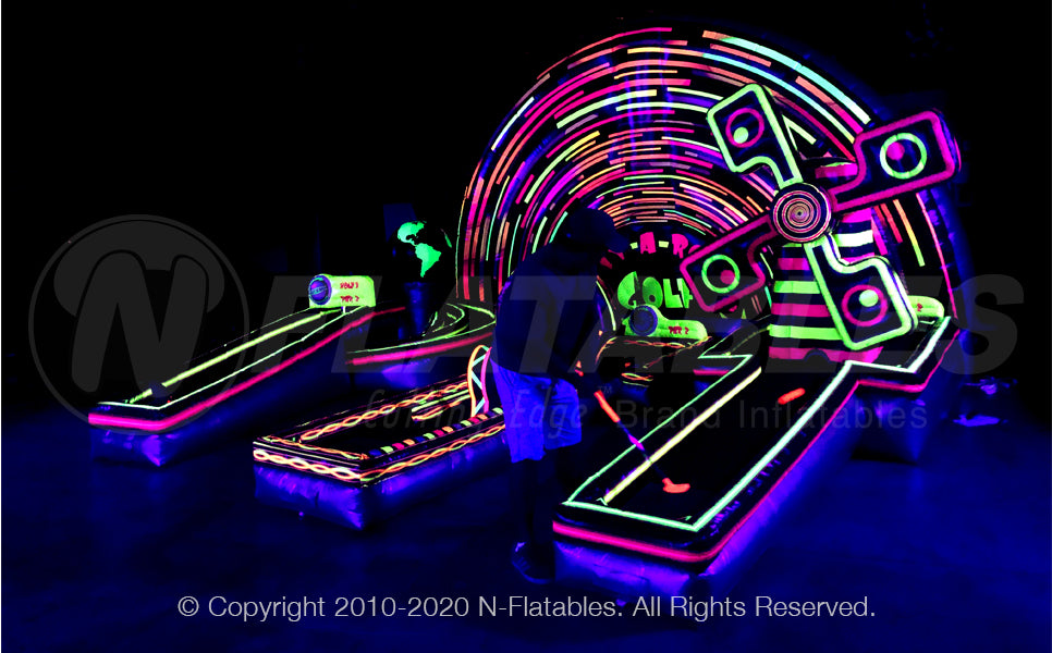 Play-A-Round Golf™ Blacklight 3-Hole