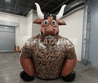 Inflatable Bull Mascot