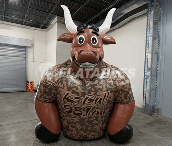 Inflatable Bull Mascot
