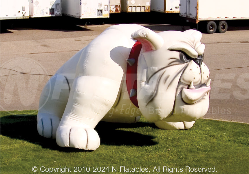 Inflatable Bulldog Mascot