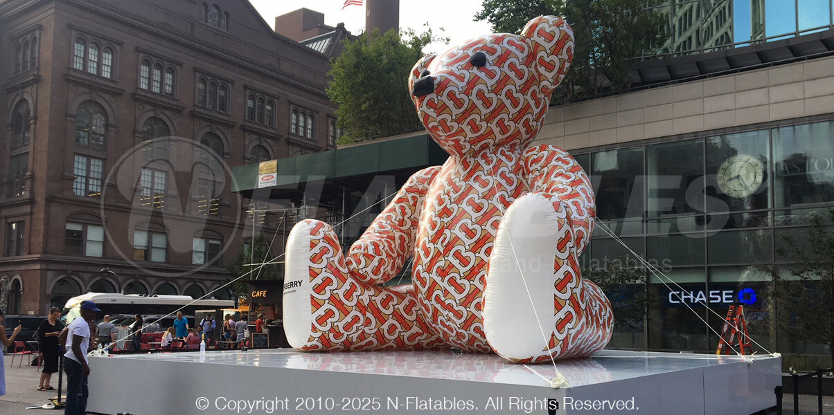 Inflatable Burberry Bear Mascot