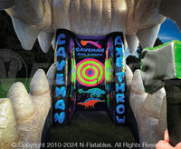 Caveman Blacklight Axe Throw