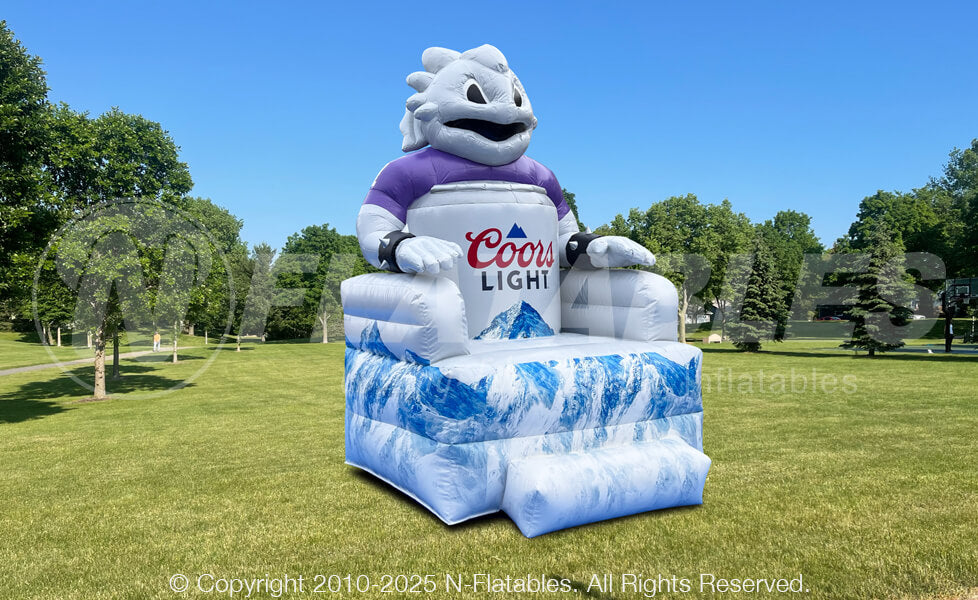 Custom Inflatable Throne for Coors Lite