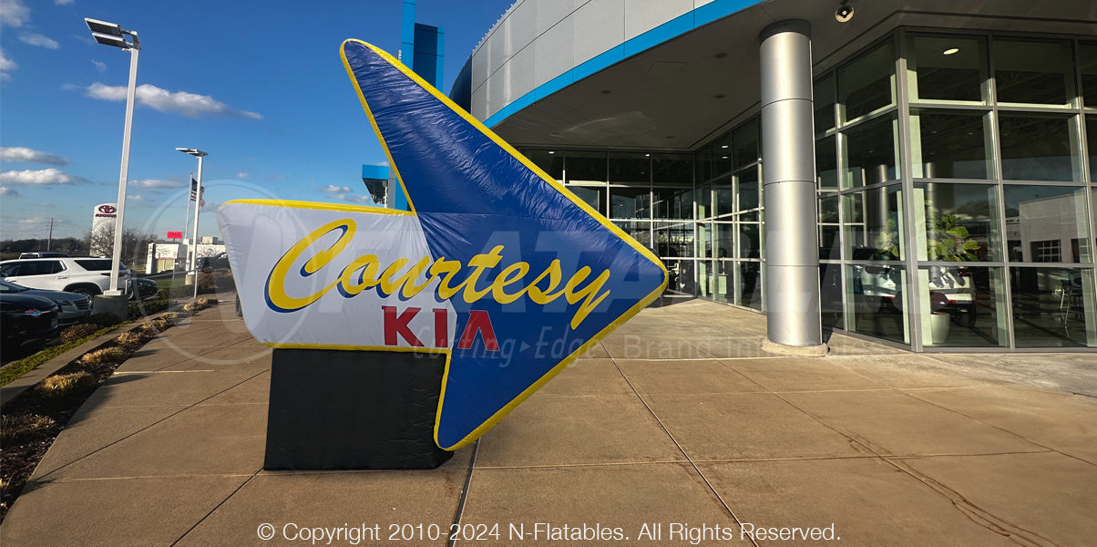 Inflatable Car Dealership Sign