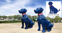 Inflatable Blue Dog Mascot