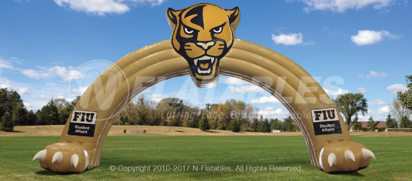 Florida International University Panthers Football Team Arch