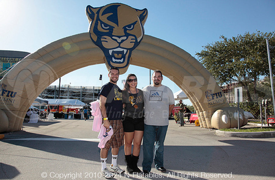 Florida International University Panthers Football Team Arch