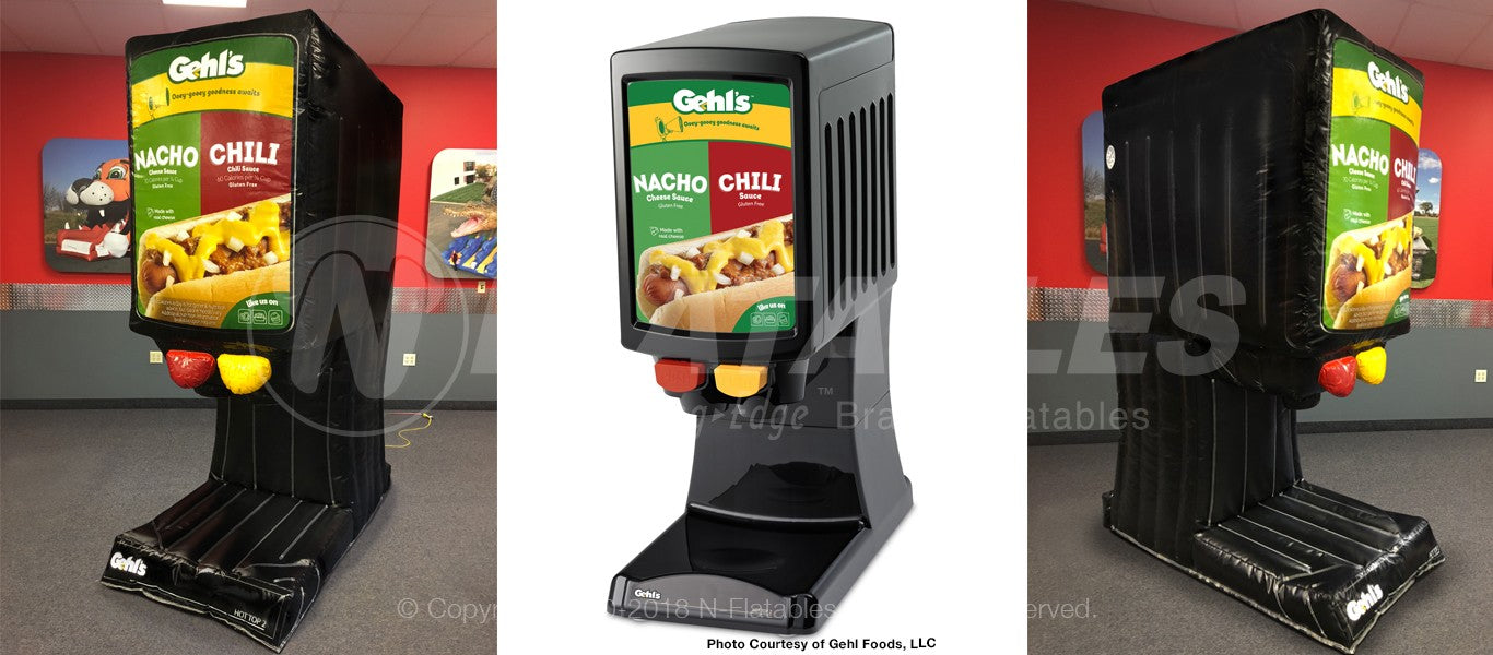 Inflatable Nacho Cheese Dispenser Replica