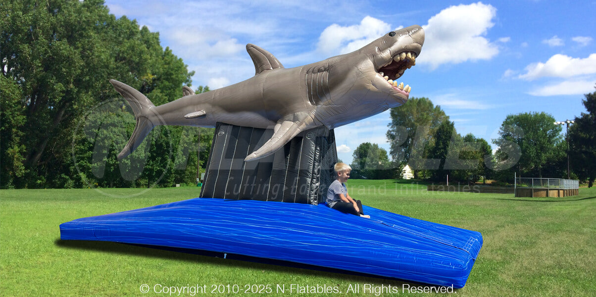 Inflatable Great White Shark Photo Op