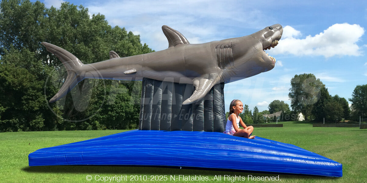 Inflatable Great White Shark Photo Op