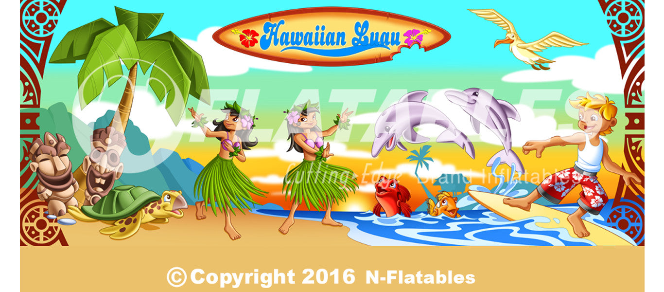 Hawaiian Luau™ Removable Art Panel