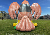 Inflatable Hawk Mascot
