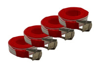 Inflatable Roll-Up Storage Straps with Cam Buckle – 1" x 13'