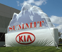 Custom Inflatable Kia Dealership Logo