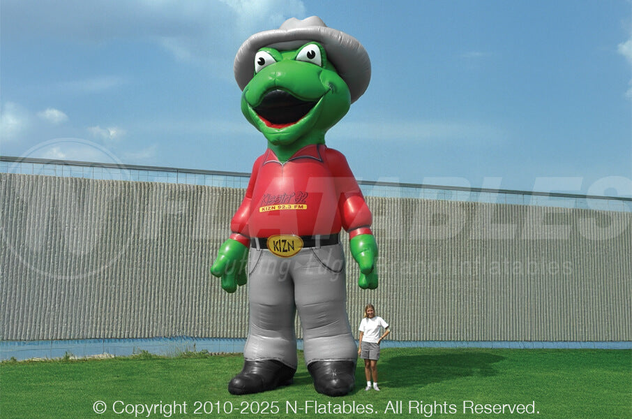 Inflatable Frog Mascot