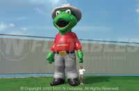 Inflatable Frog Mascot