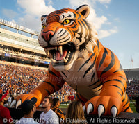 Inflatable Leaping Tiger Mascot