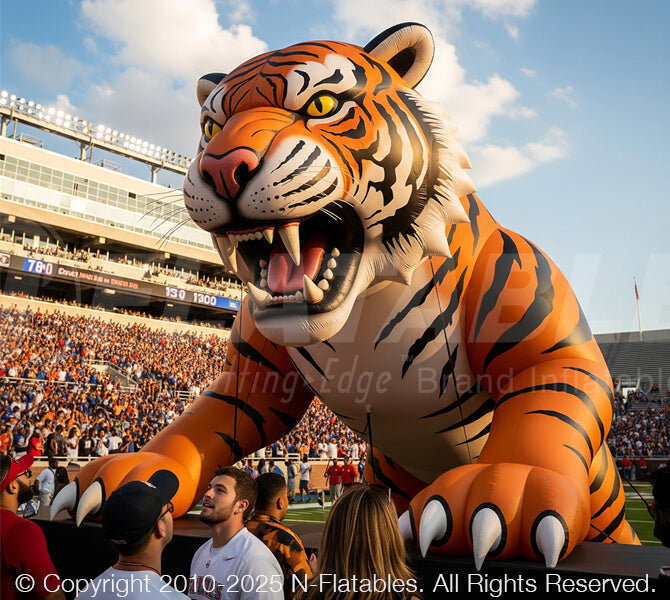 Inflatable Leaping Tiger Mascot