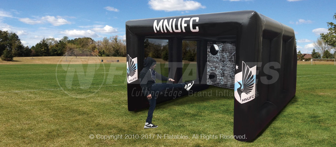 Customizable Inflatable Soccer Goal