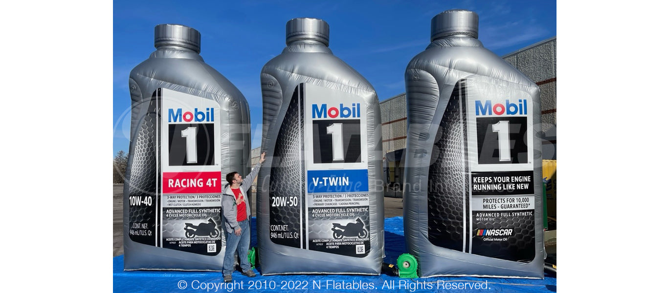 Inflatable Mobil 1 Bottle Replica