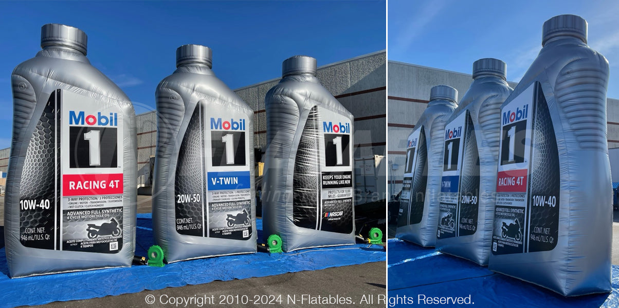 Inflatable Mobil 1 Bottle Replica
