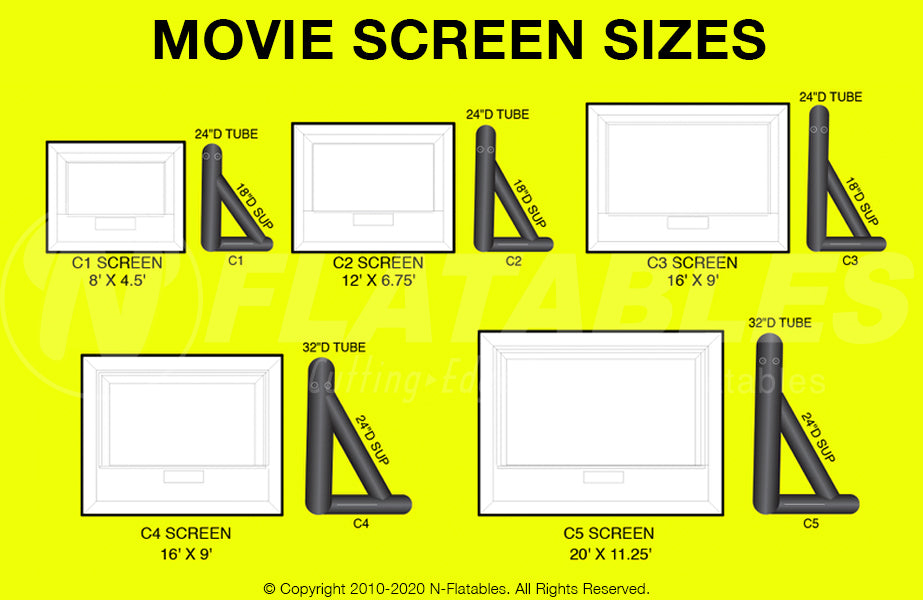 A4 Movie Screen (30‘x17’)