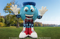 Mr. Bubbles Inflatable Mascot