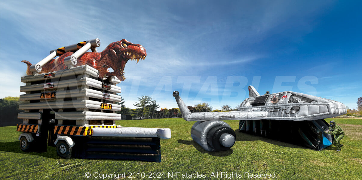 Inflatable T-Rex Trailer