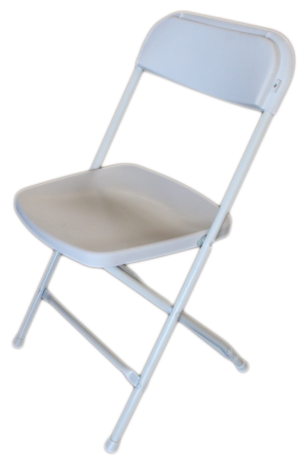 White Plastic Folding Chairs - 10 Pack