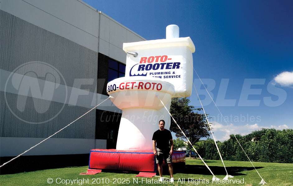 Roto Rooter™ Inflatable Toilet