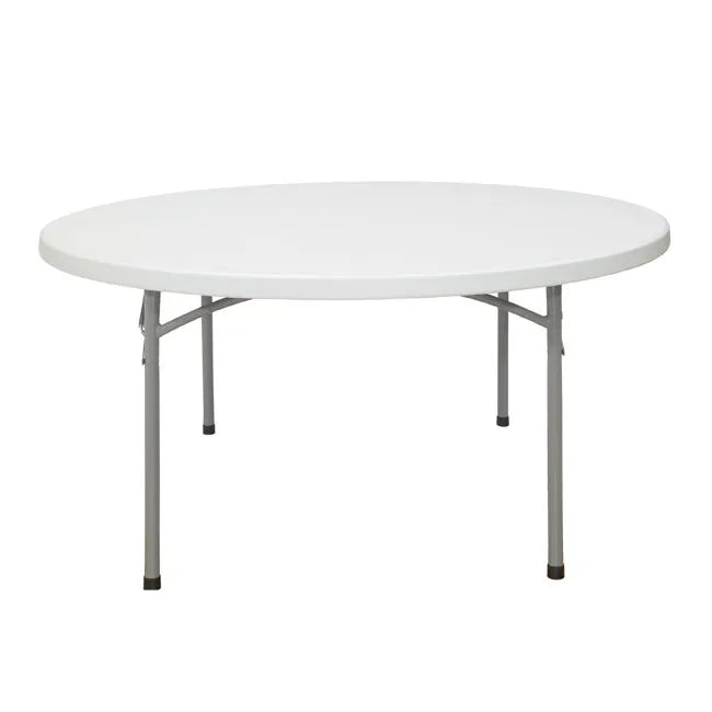 60" Round Resin Folding Table