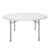 60" Round Resin Folding Table