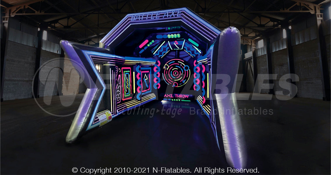 Battle Axe Blacklight Axe Throw (Single)