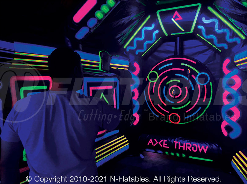 Battle Axe Blacklight Axe Throw (Single)