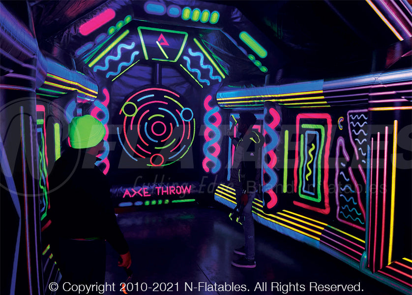 Battle Axe Blacklight Axe Throw (Single)