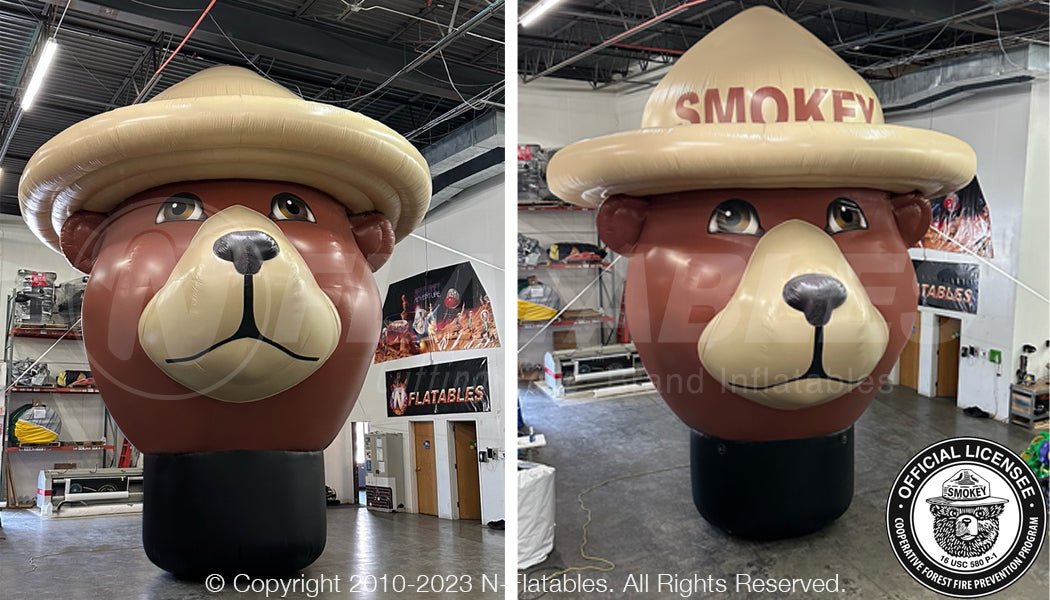 Inflatable Smokey Bear Mascot